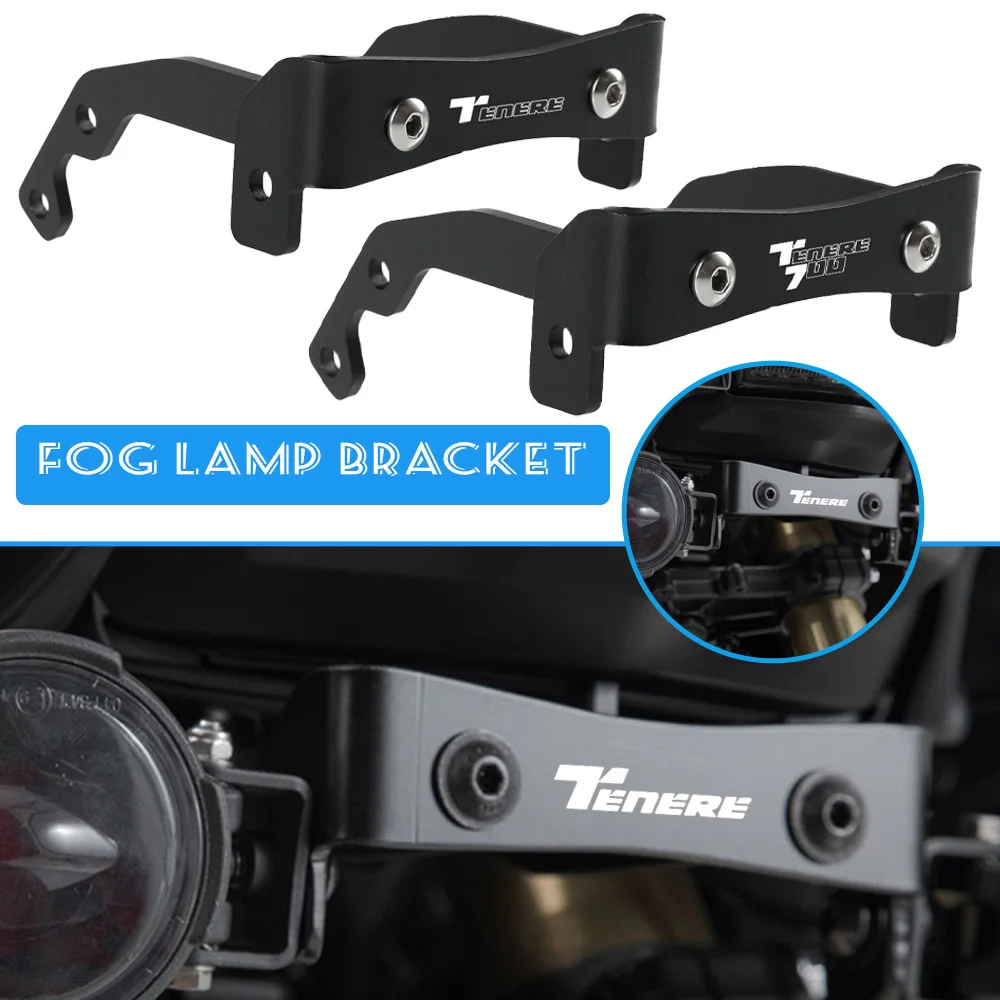 

Motorcycle X690Z XTZ690 Tenere700 Auxiliary Light Backet Mount Holder Fog Lamp Bracket For Yamaha Tenere 700 Rally 2019-2024