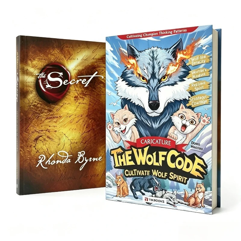 Two sets of inspirational books on spiritual growth: positive thinking and the cultivation of the wolf spirit of the strong