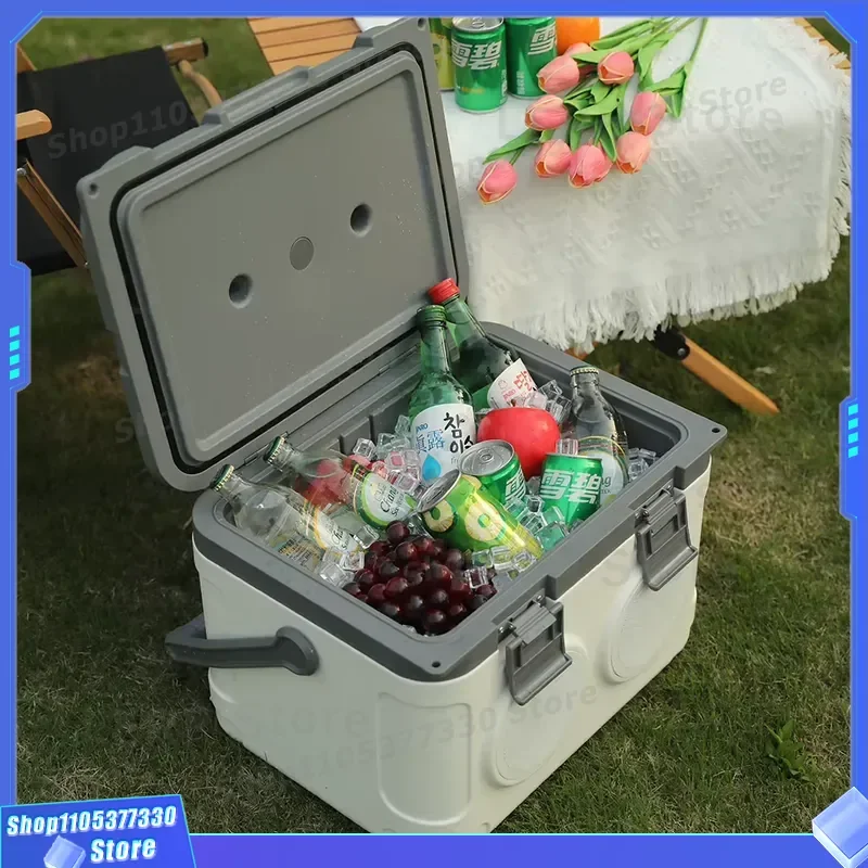 21L Portable Hard Cooler Box with Speaker Lightweight KBKS Outdoor Camping Versatile Ice Chest for Travel Picnic and Beach