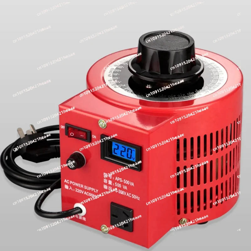 Suitable for-500W 0.5 K 220V Variac Variable Voltage Regulator Single-Phase Adjustable 0-300V AC Regulating Power Supply