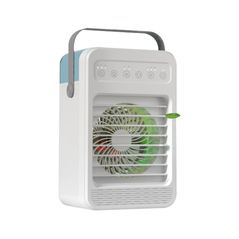 

Portable Air Conditioners Evaporative Air Cooler Humidifier 7 Colors Light Personal Air Conditioner Fan For Room Office Durable