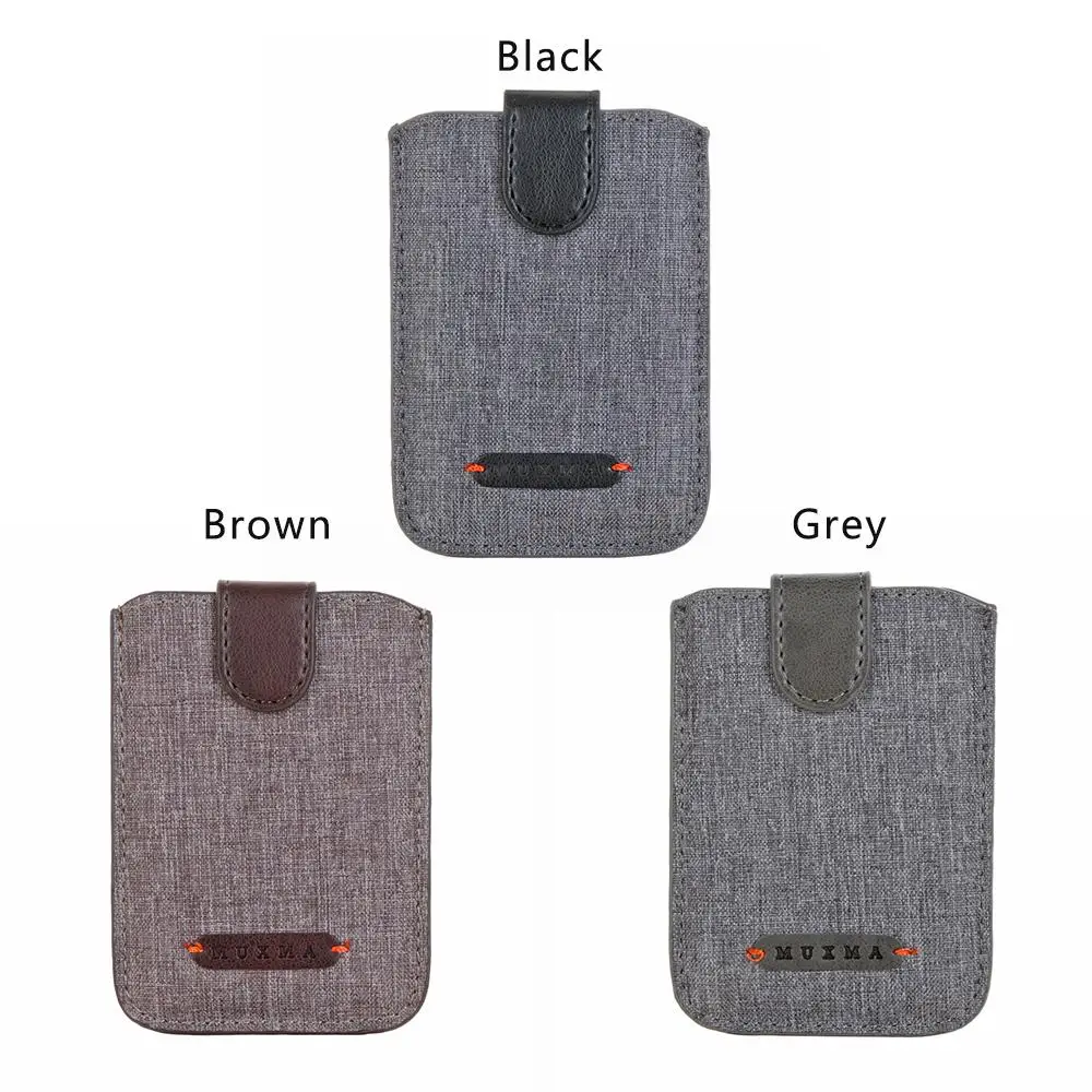 หนัง PU สากล 5 ดึงผ้าใบโทรศัพท์กระเป๋าสตางค์กระเป๋า RFID การปิดกั้นผู้ถือบัตรเครดิตกระเป๋าบัตรเครดิต