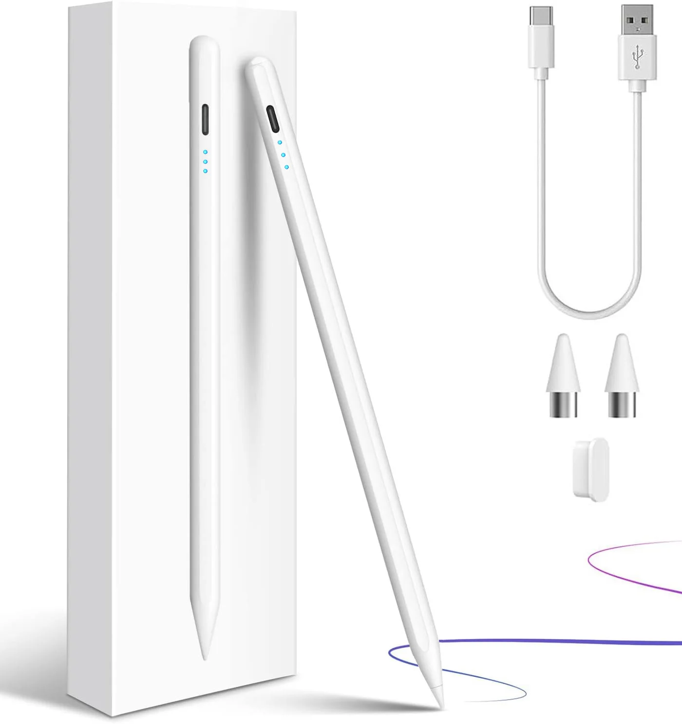 Newly Upgraded Universal Android Capacitive Pen, Suitable for Use with Huawei Phones and Tablets, Fast Charging, Smooth Handwriting, Gift for Kids, Best Friends, Friends, Touch Screen Pen for Learning Devices
