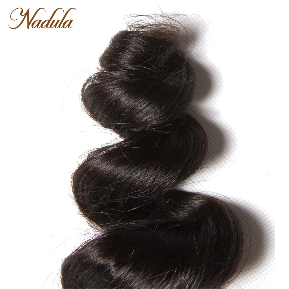 Nadula Haar 3 stuk/partij Braziliaanse Losse Golf Bundels 16-26 inch Haar Weave Bundels Natuurlijke Kleur Virgin Menselijk Haar bundels Verkoop