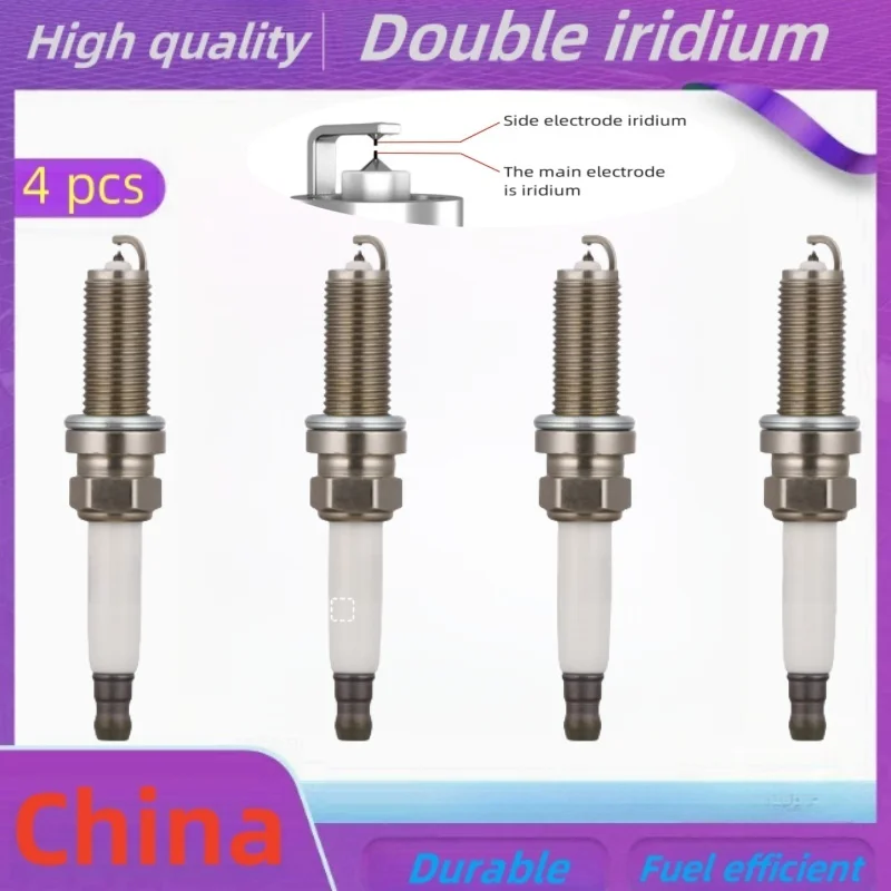 4pcs/ for Geely Xingrui Preface Double Iridium Spark Plugs/Auto Parts