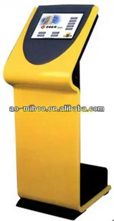 

v Touch Kiosk Machine Canteen Floor Standing Kiosk Payment Terminal Factory Custom Metal Tray Self Service