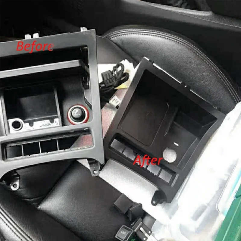 

Car QI Wireless Charger Phone Charging Case For VW Golf 6 MK6 Sagita Scirocco 2009-2013 15W Fast Charging Gharger Holder