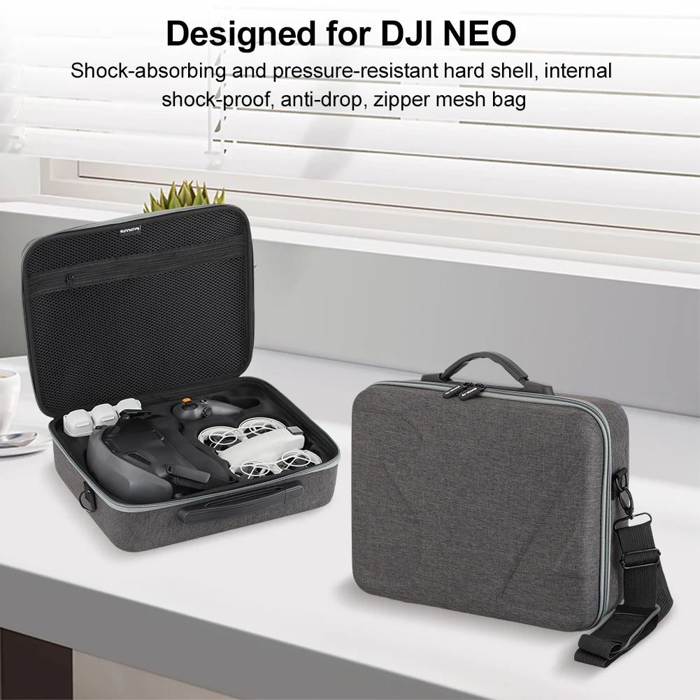 Carrying Case For DJI Neo Drone Goggles N3 and Batteries Portable Travel Storage Bag Protective Case Large Capacity Storage Case