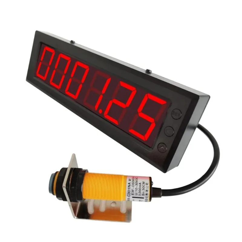 Large Screen Automatic Counter Single Head 30CM Infrared Sensor Conveyor Line Digital Display Counting Machine Set