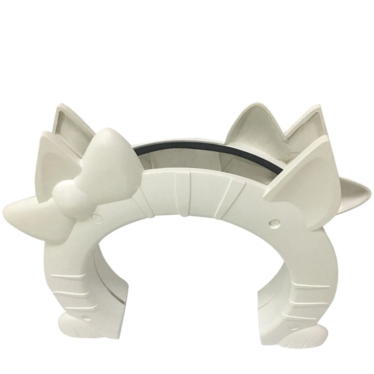 

Pet Door For Large Cat Small Dog Puppy White Smooth Wide Opening Keeps Litter Box Smell Contained Kitty