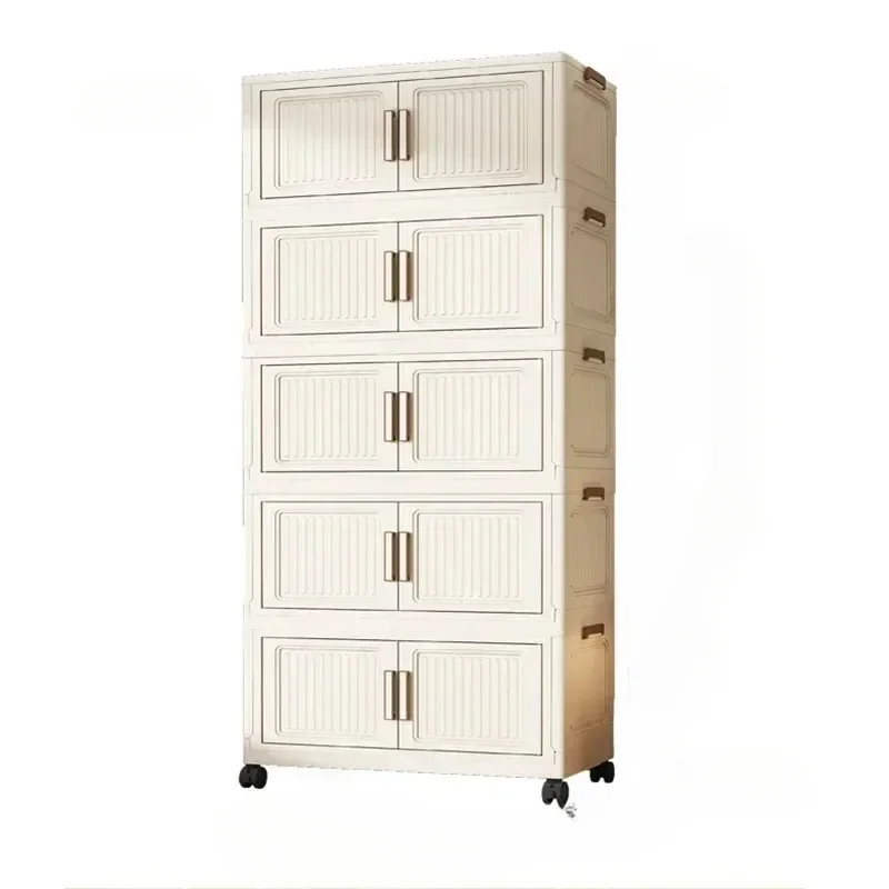 

Nordic Minimalist Storage Locker Home Wardrobes Closet Multi-functional Floor Clothes Closet Bedroom Furniture