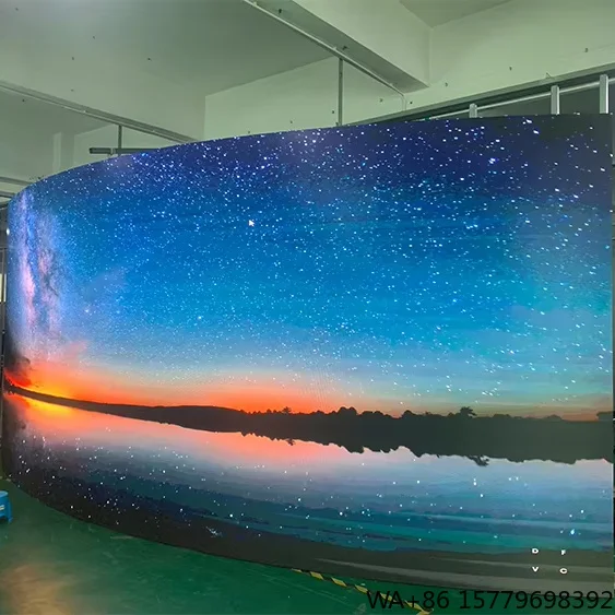 High Flexibility LED Screen New GOB Flexible Video Display Curtain Flexible Led Screen P2.5 Color Display Screen