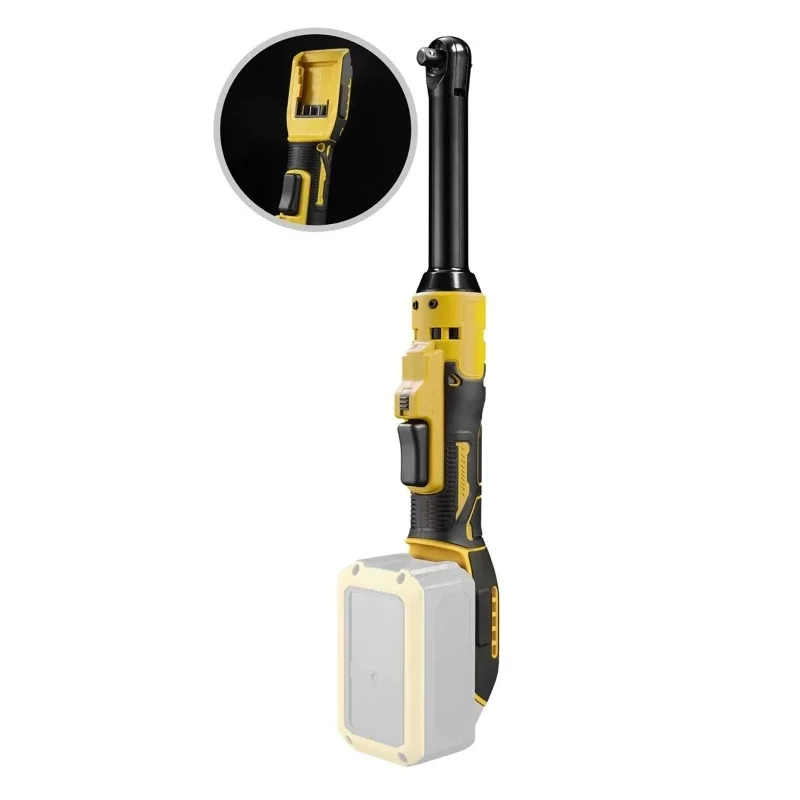 Chiave a cricchetto a batteria Dado a vite per rimozione testa estesa aggiornata 220N.m Driver elettrico da 3/8" per batteria Dewalt 18V 20V