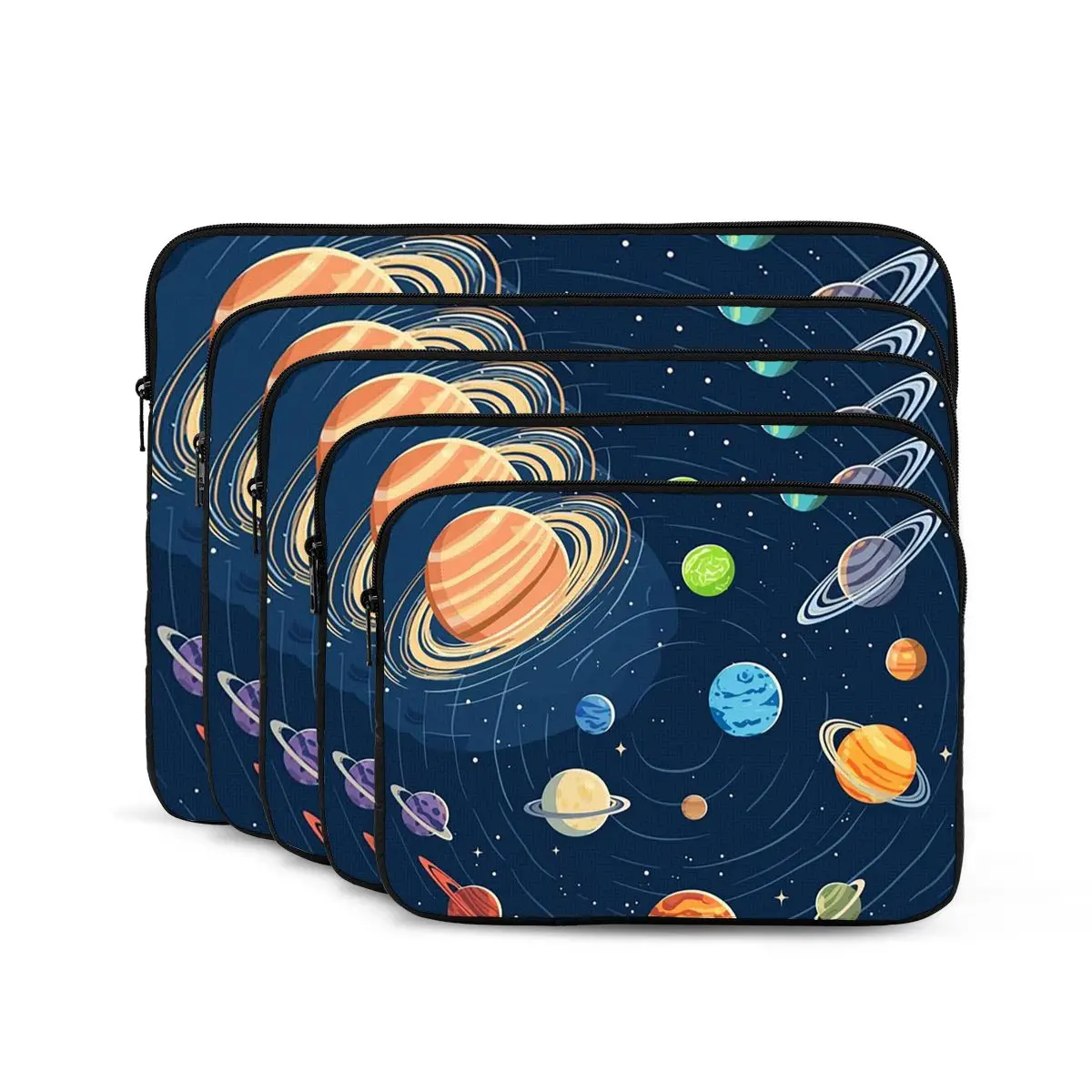 Solar System Space Planets Universe Notebook Laptop Bag Case Pouch Notebook Sleeve Cover Bag Tablet Shockproof Case Bag