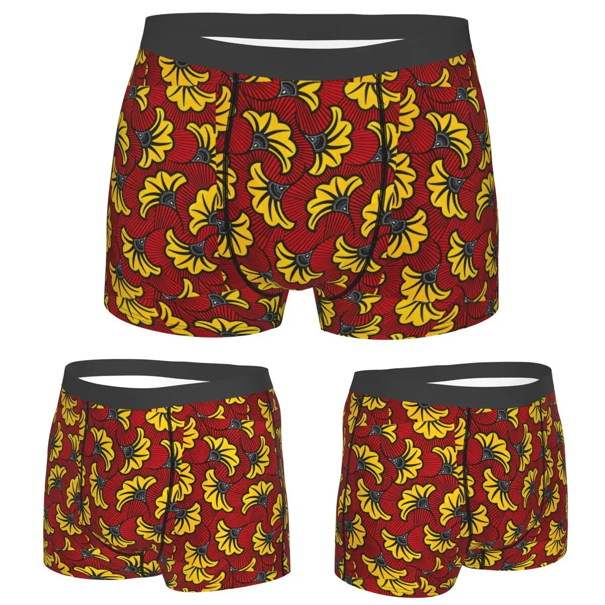 

Трусы-боксеры, шорты, африканские трусики с восковым принтом Анкары, мужское мягкое нижнее белье для мужчин, подарок бойфренду