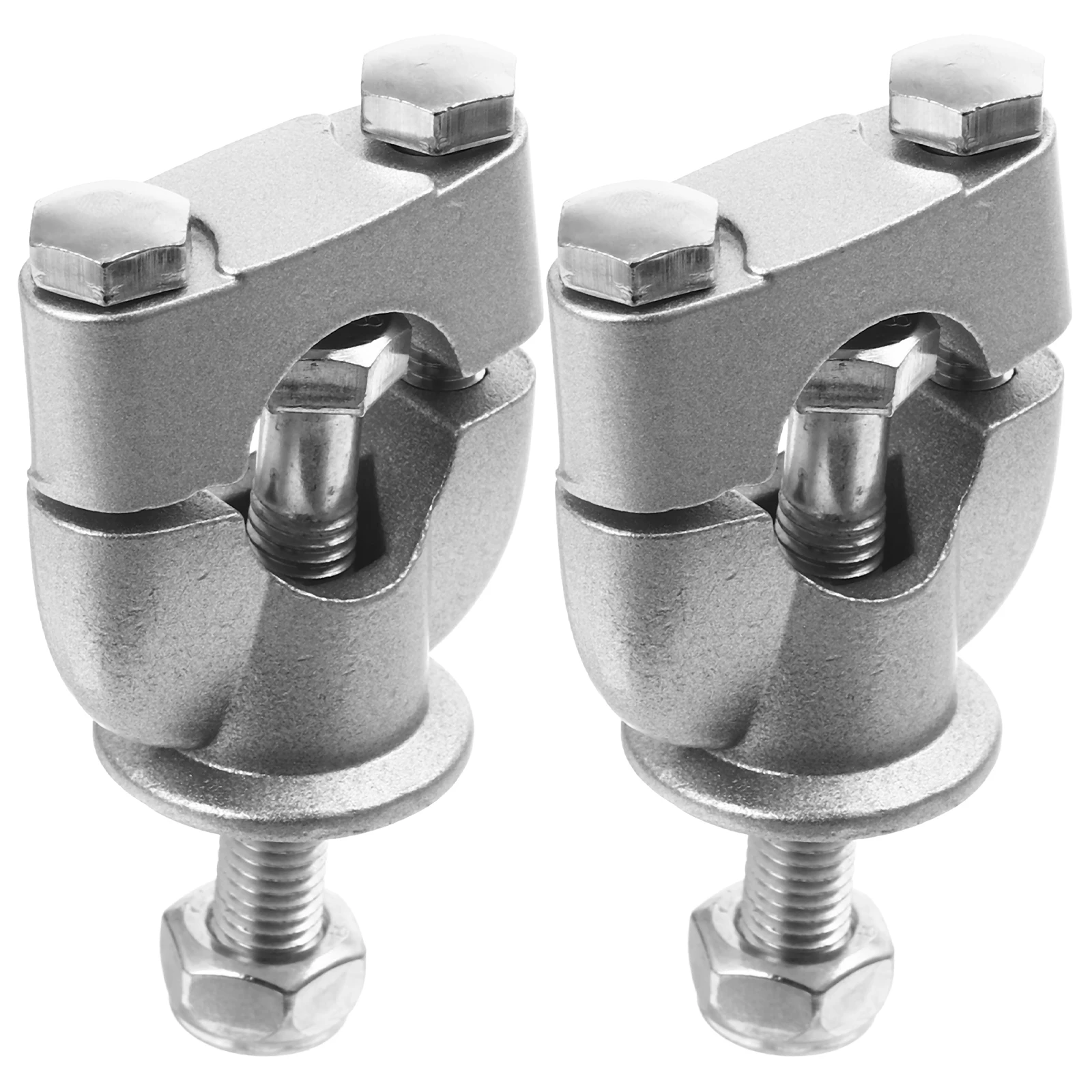 

2PCS Motorcycle Handlebar Riser Clamp 7/8 Inch Iron Securing Clip Top Accessories Kit Handlebar Clamps Mounting Durability