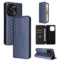 For Umidigi A15 Magnetic Card Flip Leather Stand stereoscopic lines Phone Protective Case For Umidigi A15C Case