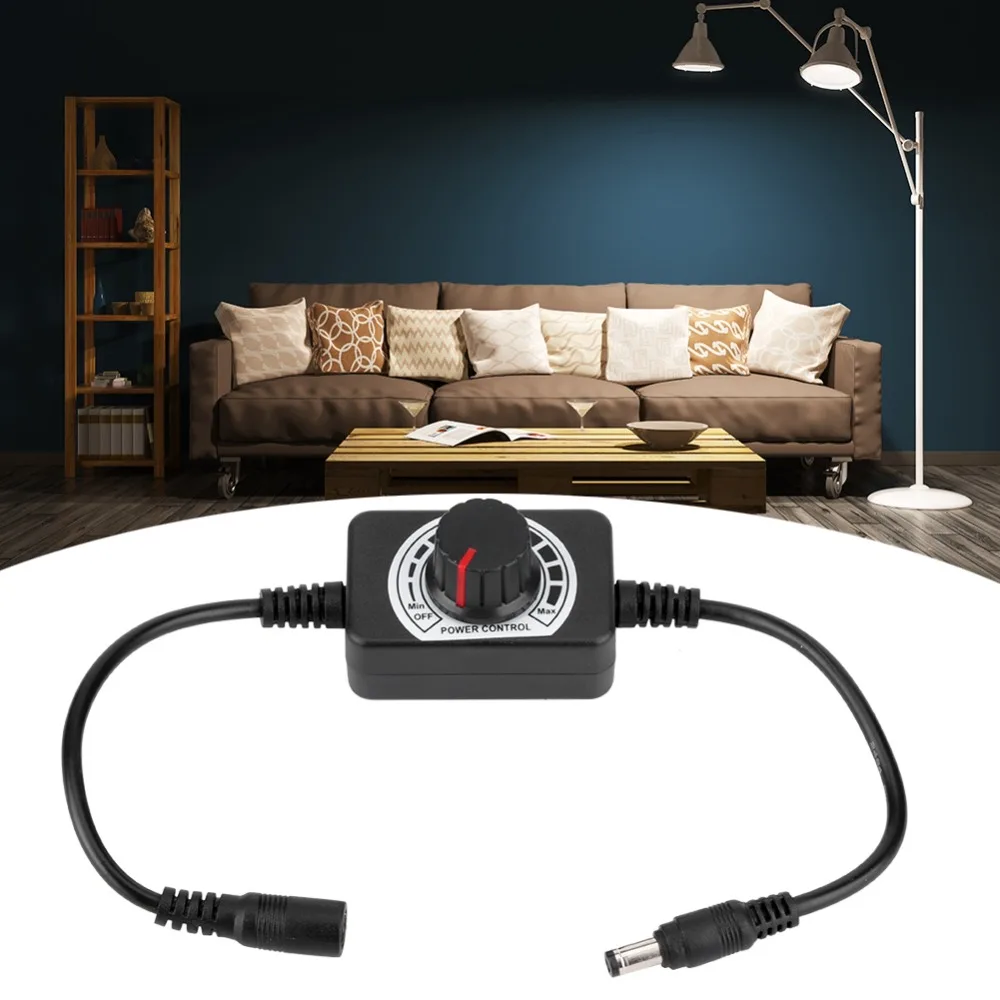Durable DC5-24V DC Speed Control Switch 5A AC100-240V Motor Speed Controller ABS Adjustable Power Supply Fan