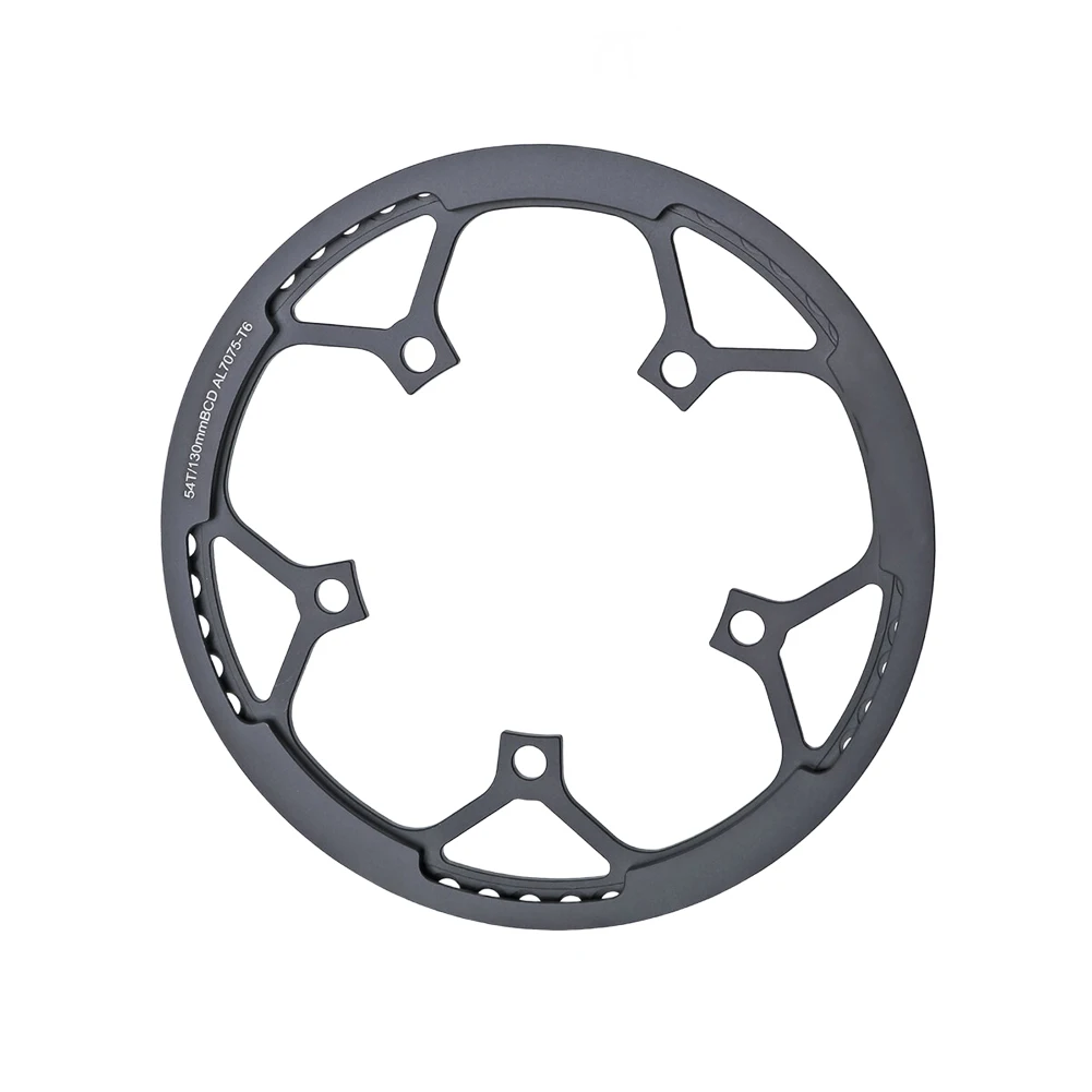 AliExpress MEROCA 54T Folding Bike Chainring 130BCD Single Chainring Bicycle Crankset 12 Speed With Chain Guard Cycling Accessories