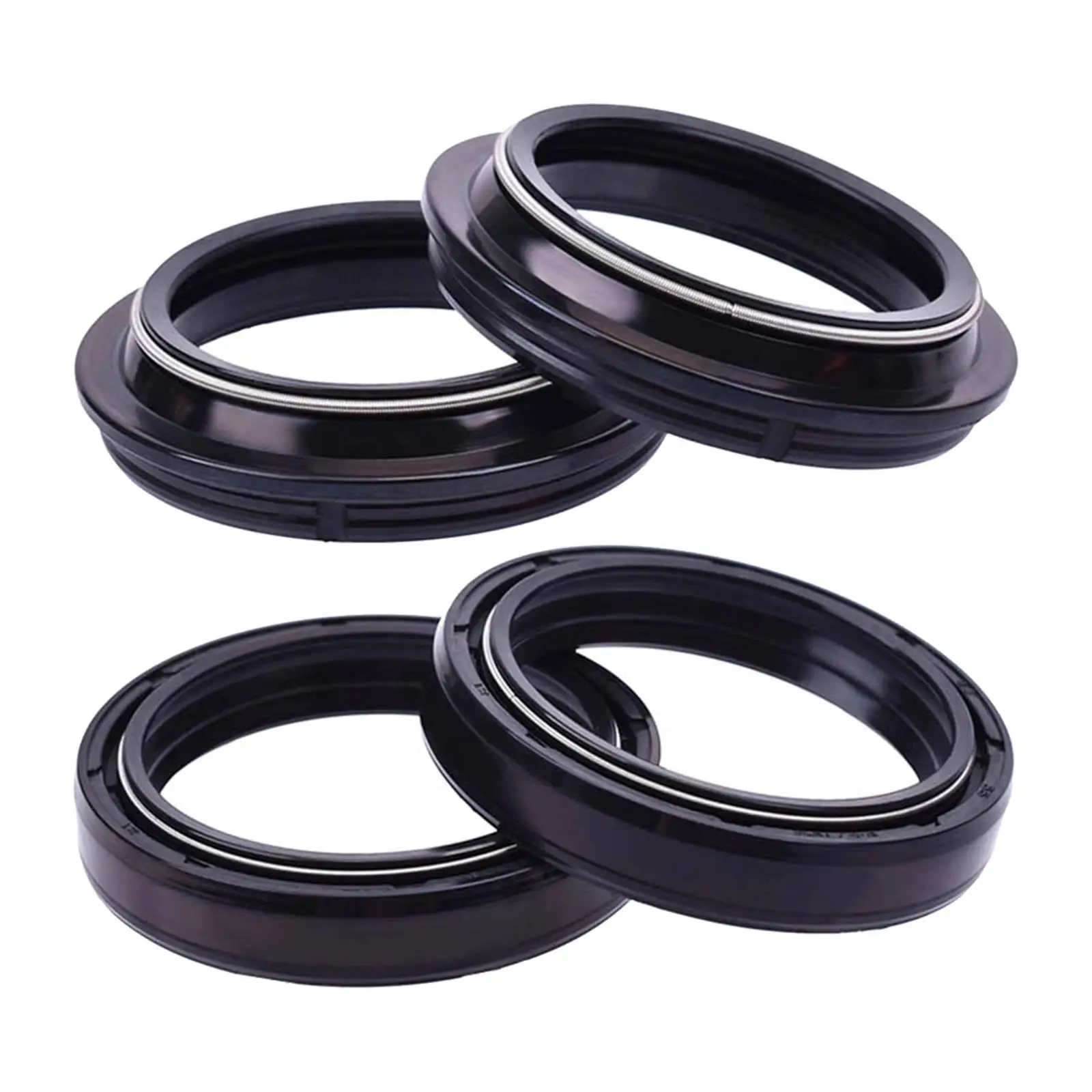 

Front Fork Dust and Oil Seal Kit Assembly Easy to Install Motorcycle Front Fork Shock Absorber Protector for Yamaha Yzf-r6