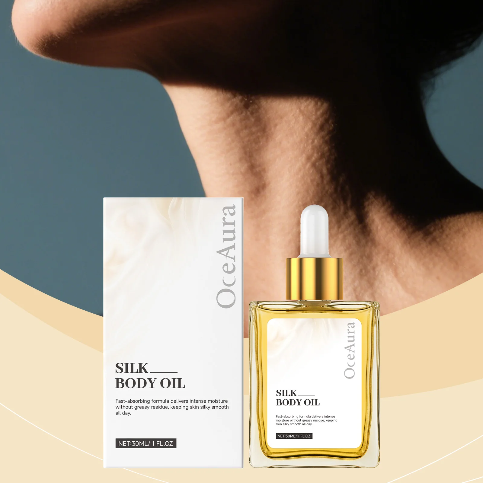 Sweet Almond&Vanilla Silky Body Oil,Intensive Barrier Repair,Soothes Shaving Irritation & Stretch Marks,Fast Absorbing Dry Oil Texture,The Ultimate Body Glow,Warm Vanilla Sensory Healing,Versatile Multi Tasker,Clean Beauty& Mineral Oil Free