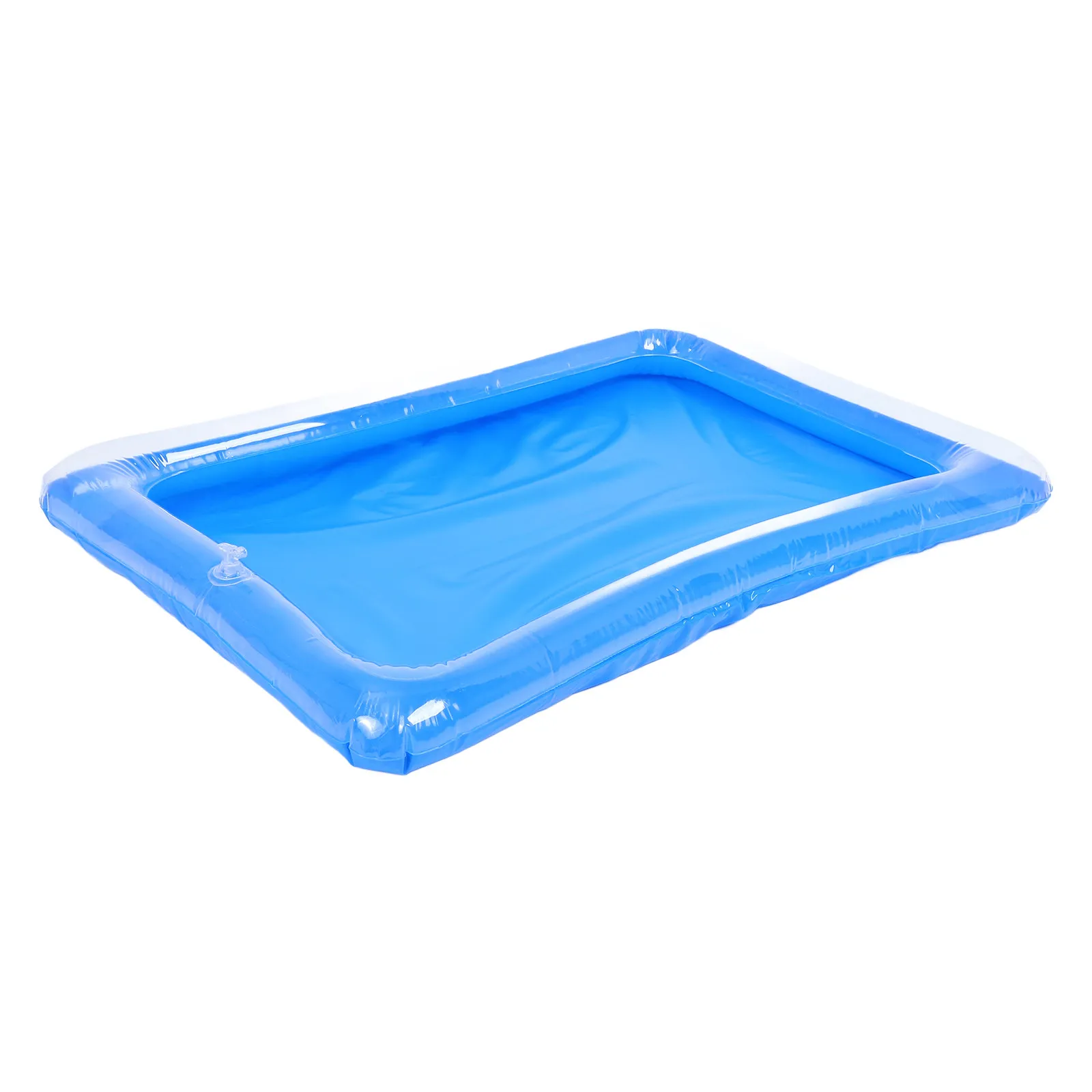 Inflatable Cooler Tray 18.8x16.5 Inch Rectangular Water Floating Mat for Pool Beach Picnic Party Ice Serving Sand Sensory Play