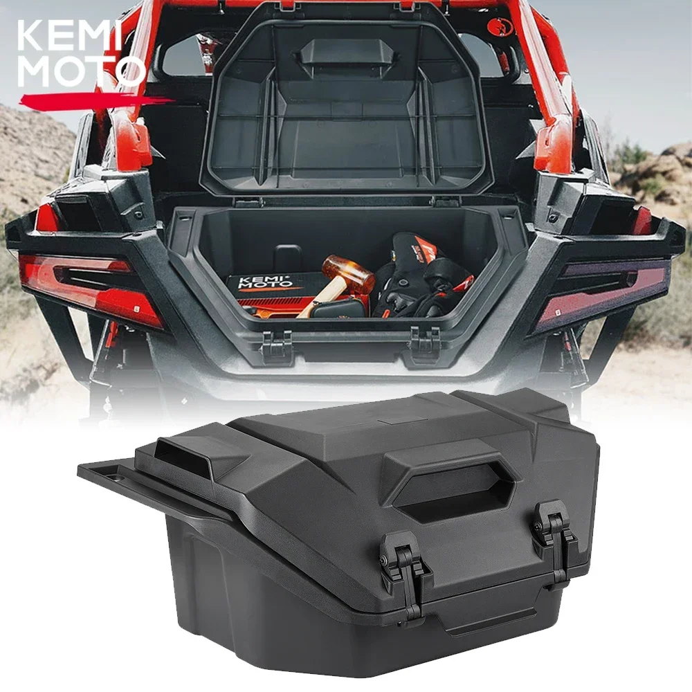 UTV Rear Tool Cargo Storage Bed Box with Two Lockable Latches #2884236 Compatible with Polaris RZR PRO R Turbo R 2022-2023 2025