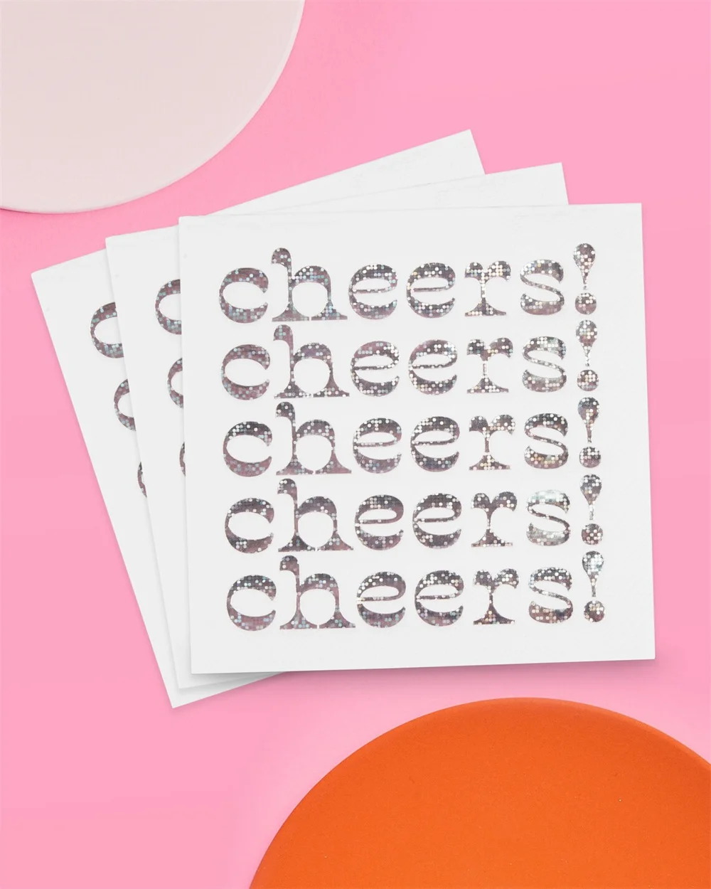 50PCS  xo, Fetti Iridescent Cheers Napkins - 3-ply, 50 pcs | Bachelorette Party Decorations, Disco Birthday Party Decor, Baby Sh