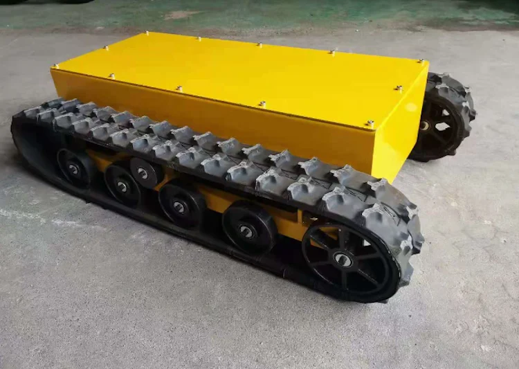 Rubber track undercarriage robot vehicle all terrain vehicle tank tracks robot chassis tracked vehicle chassis