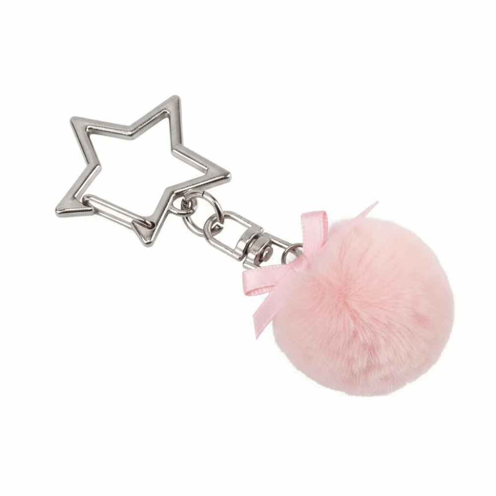 10pcs New Zinc Alloy Star Keyring Pendant Hollow Design Star Shaped Key Chain Key Ring Multi-purpose DIY Crafts Lobster Clasp