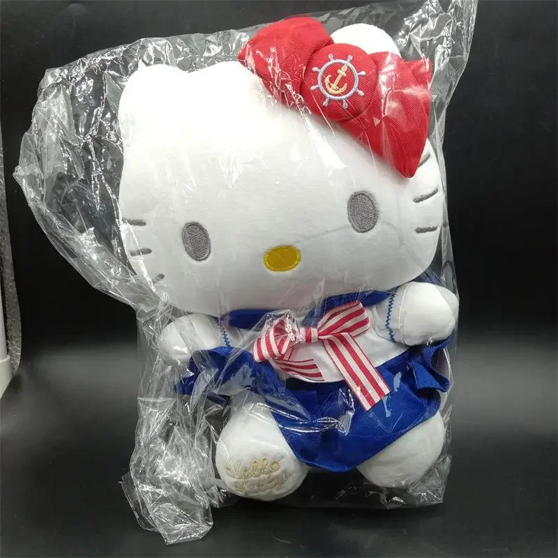 

New Cartoon Sanrio Hello Kitty Plush Tabletop Doll Children's Birthday Gift Kawaii Toys, School Accessories Back To School Anime