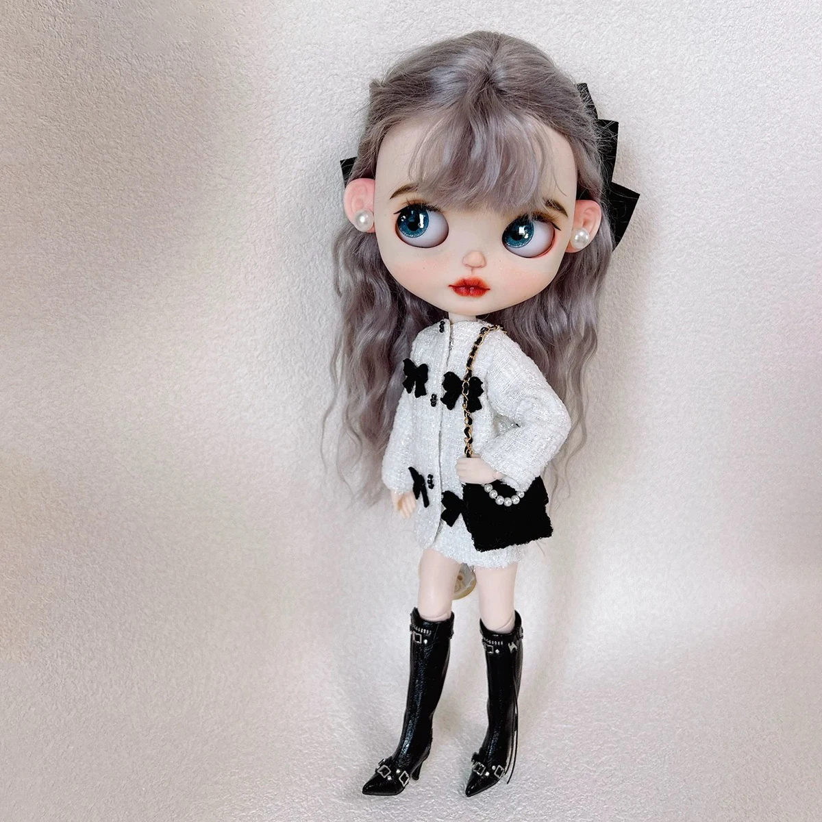 ICY DBS Blyth Puppe kleiden Original Design Mode Schleife kleine Duftjacke für 19 Gelenke OB24 Azon Puppe täglich DIY Dress Up