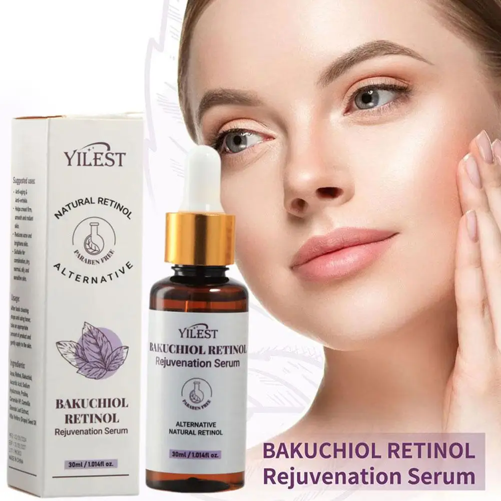 

Retinol Serum Venature Bakuchiol Retinol Essence Anti-wrinkle Glowing Skin Reduces Acne Face Serum For Face 30ml M5V7