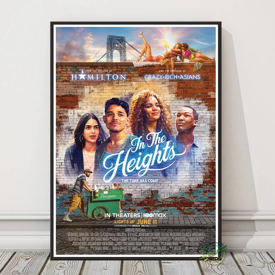 In the Heights Movie Poster Canvas Art Wall Picture For Living Bedroom Room Home Decor Gift