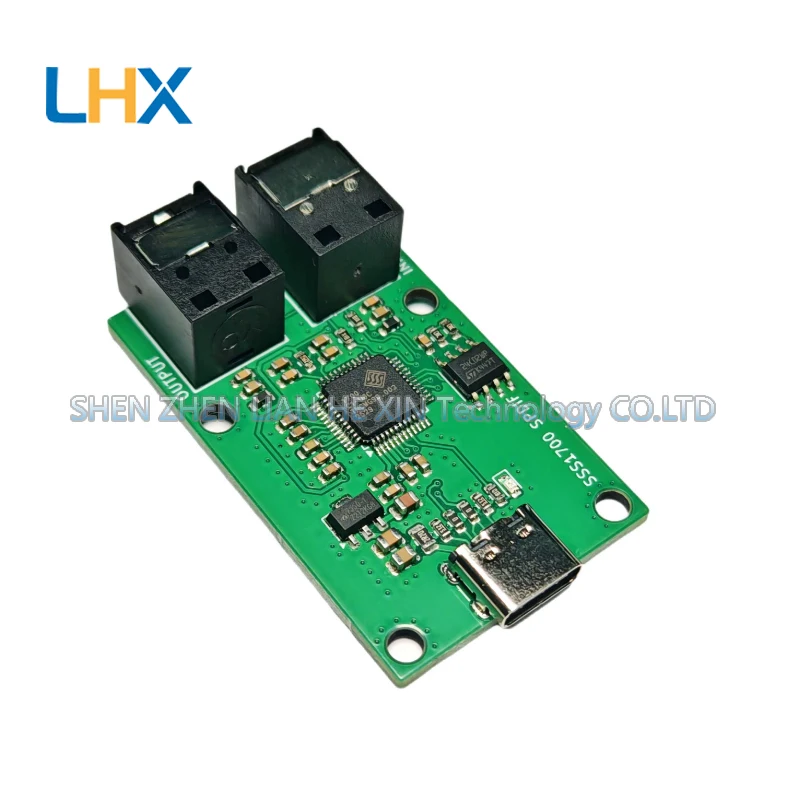 sss1700 usb sound card Type-C interface to spdif optical fiber digital audio input/output interface