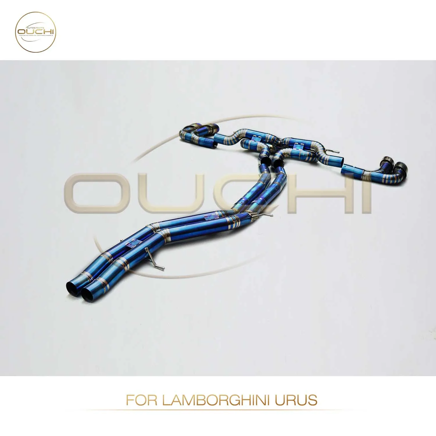 

Прямые продажи с фабрики OUCHI Custom TC4 Catback для Lamborghini Urus, Performance Exhaust +10HP, прямая посадка и простая установка