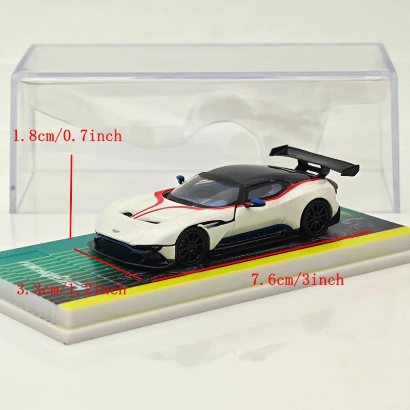 Fine Works 1/64 Aston Martin Vulcan Alloy Motor Vehicle Toy Die-casting Metal Model Collection Boy Christmas Gifts