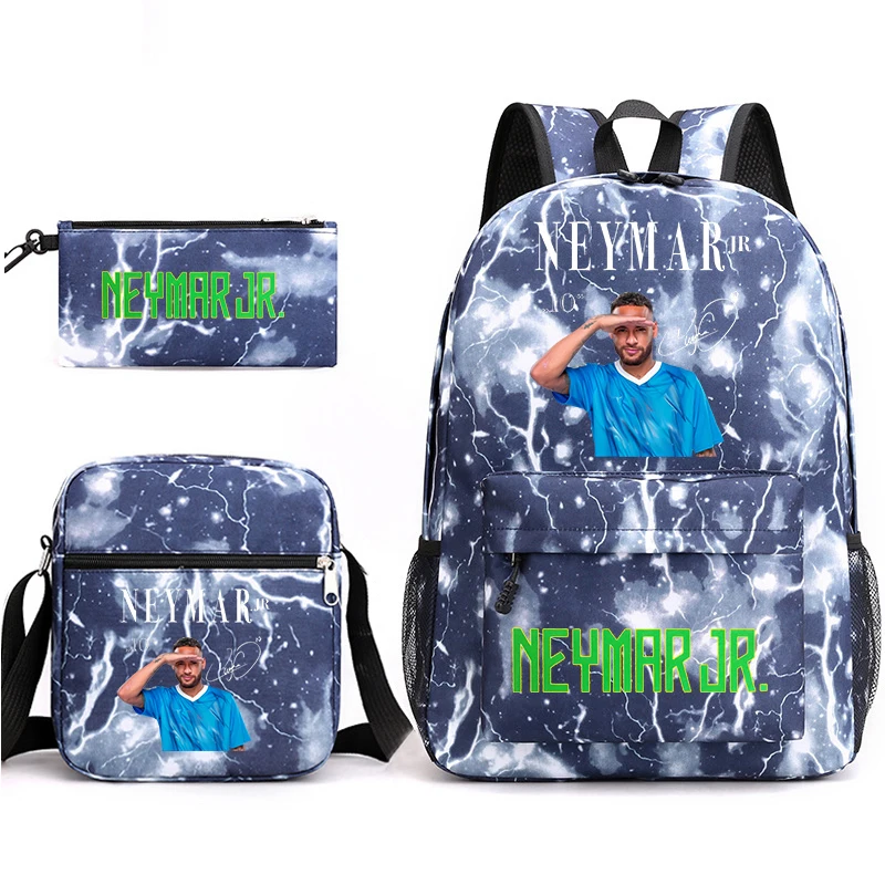 student backpack pencil bag shoulder bag 3-piece casual school bag set