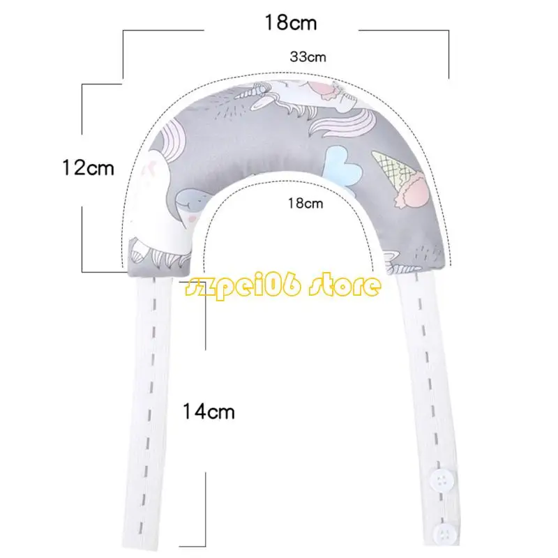 وسادة حضانة مريحة للنوم من 45BF مع دعم مريح للرقبة للرضع #6