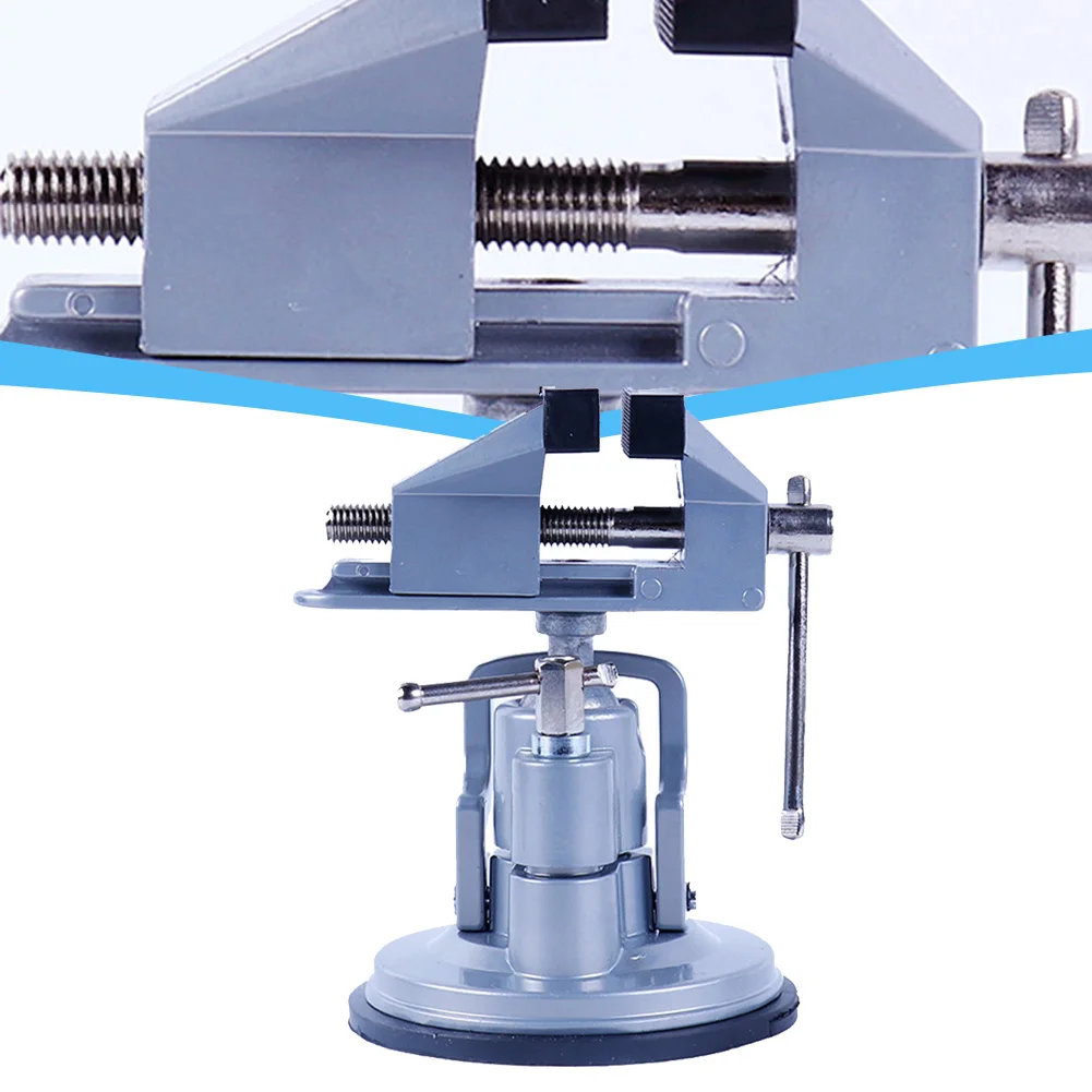 Vacuum Base Vise with Innovative Design Offering Enhanced Durability and Flexibility for Home or Professional Use