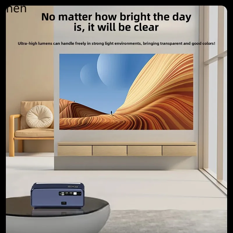 HTT new laser projector daytime direct projection 4K ultra high definition projection mobile phone screen projection integration