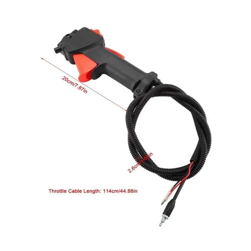 Backpack Handle Switch Fine Adjustment Handle Switch Side Mounted Brush Cutter Throttle Handle 26mm