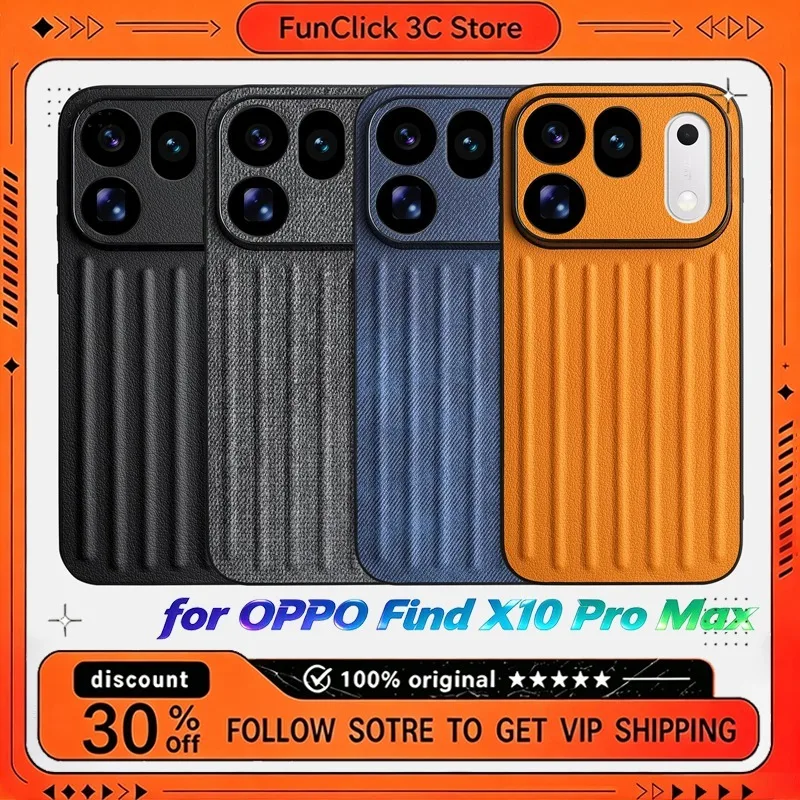 For OPPO Find X10 Pro Max Phone Case Metal Button Skin-friendly Non-slip Pc Hard Protective Back Cover For OppoFindX10 Shell