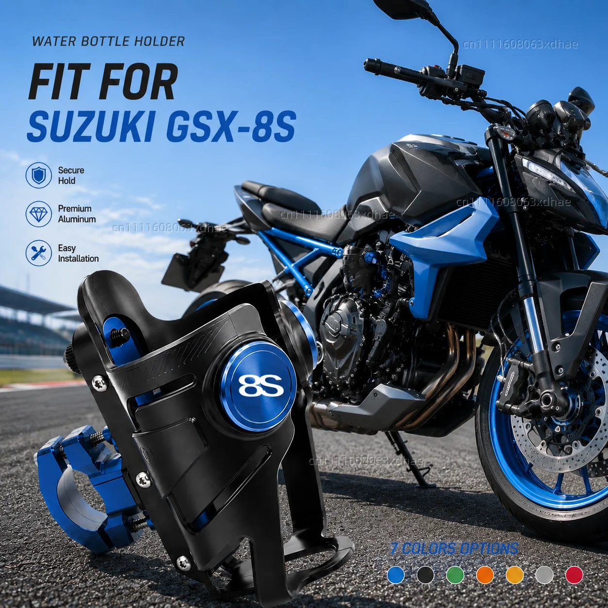 

Motorcycle Water Bottle Holder For SUZUKI GSX-8S GSX8S GSX 8S 2023 All Coffee Beverage Tea Cup Support Modification Accessories
