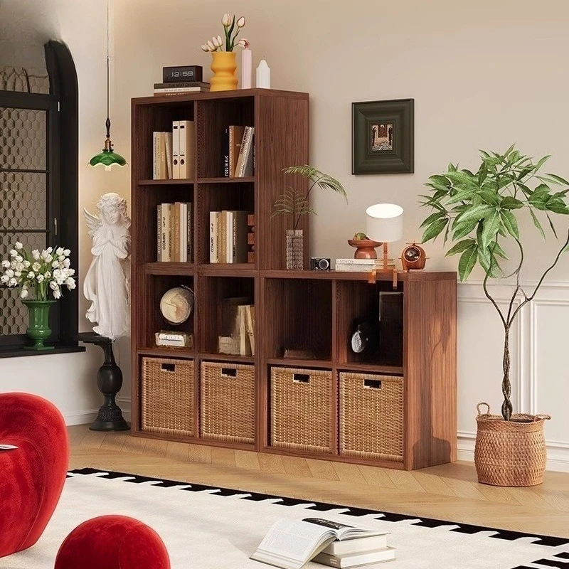 

Steel lattice cabinet, living room, iron bookshelf, bookcase, free combination, floor shelf storage locker