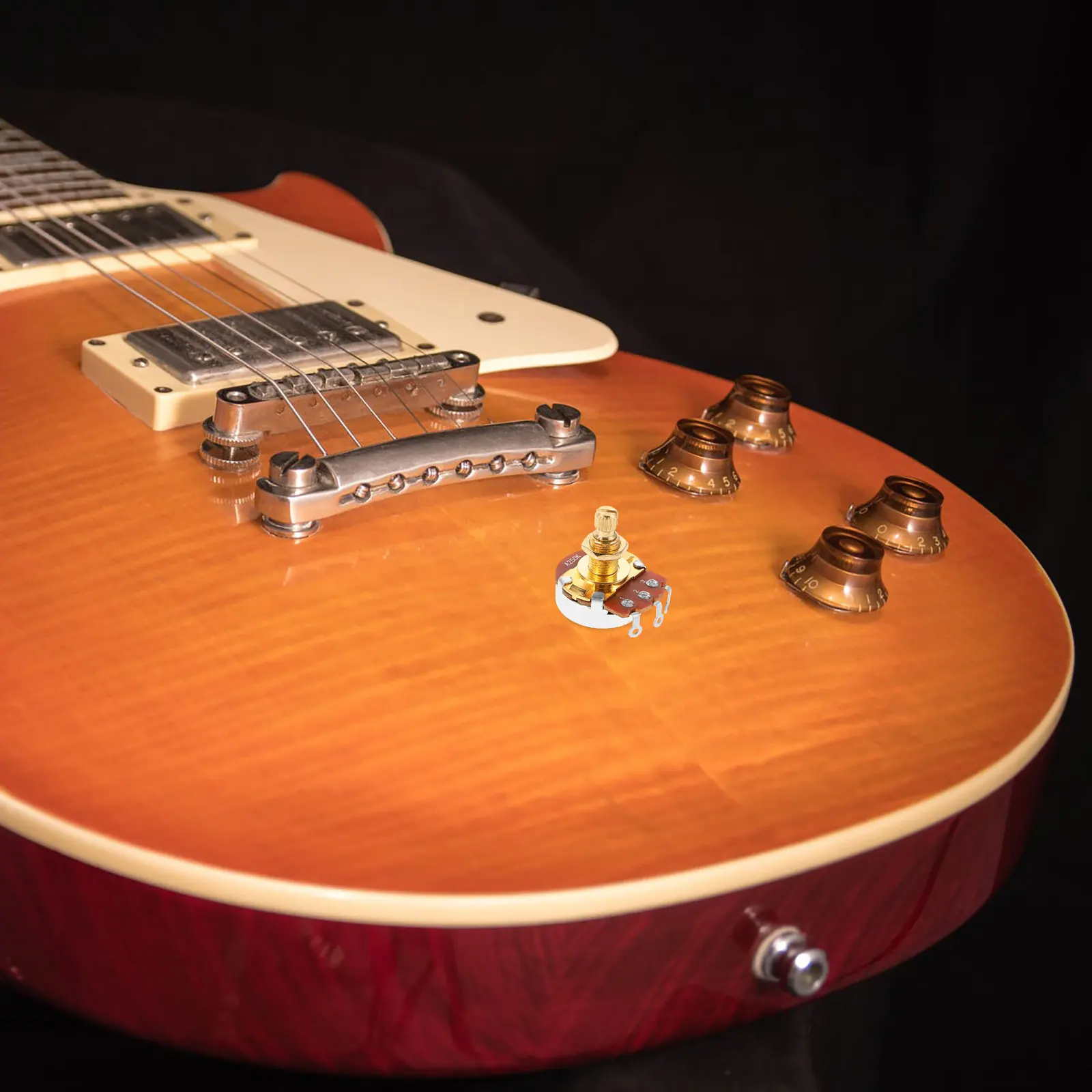 

Copper Potentiometer Audio Volume Tone Pots Electric Guitar Bass Potentiometers Accessories