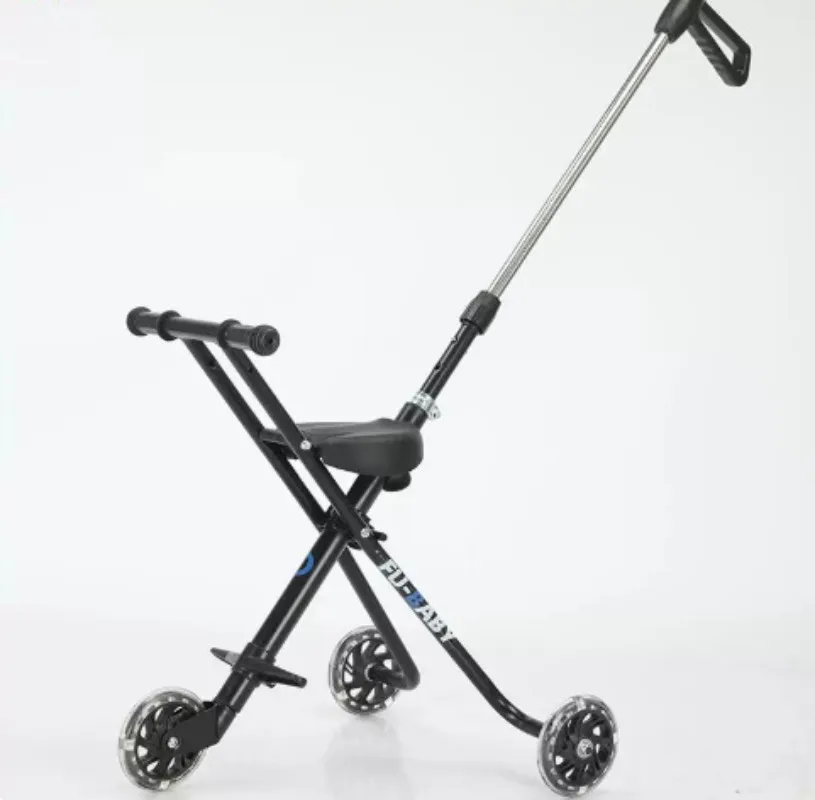 Older children's travel cart Over 6-12 years old Simple travel Outdoor lightweight baby walking artifact Foldable small slip