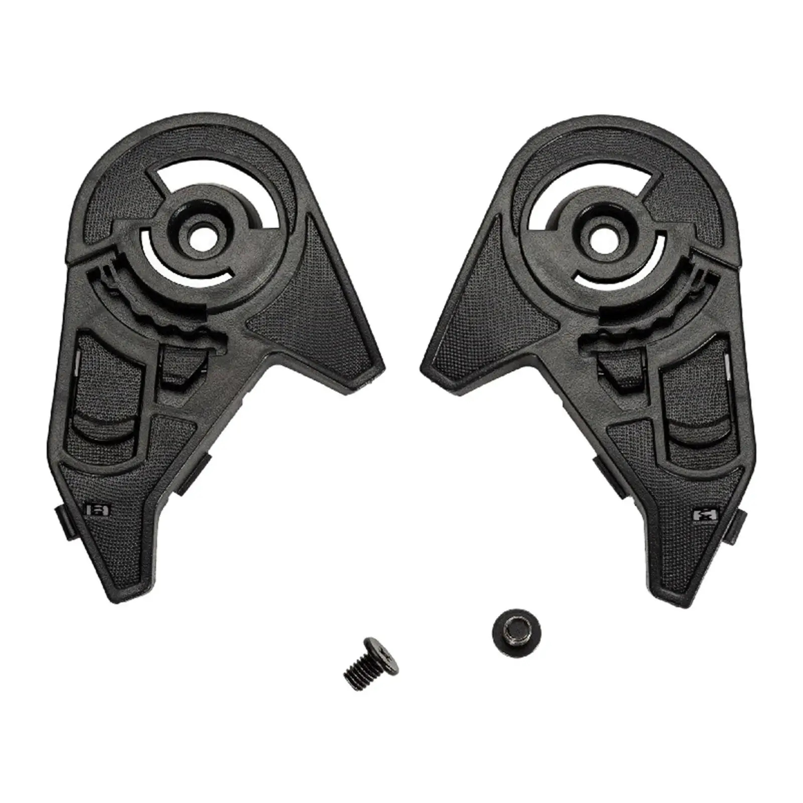 2Pcs Motorcycle Helmets Visor Base with Screws for Shaft 562