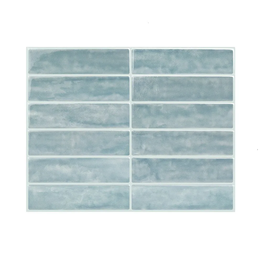Waterproof Self Adhesive Tile Wall Stickers Oil-proof Moisture-proof Wallpaper Anti Fouling DIY