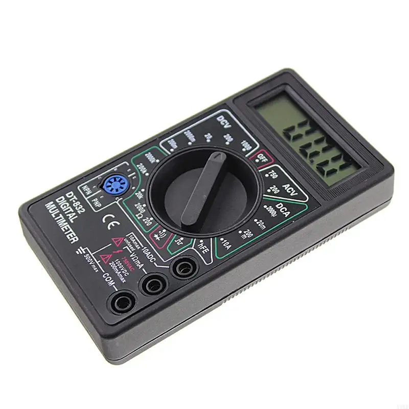 2025 New Professional DT832 Digital Multimeter LCD for DC Voltmeter Ammeter Ohm Tester